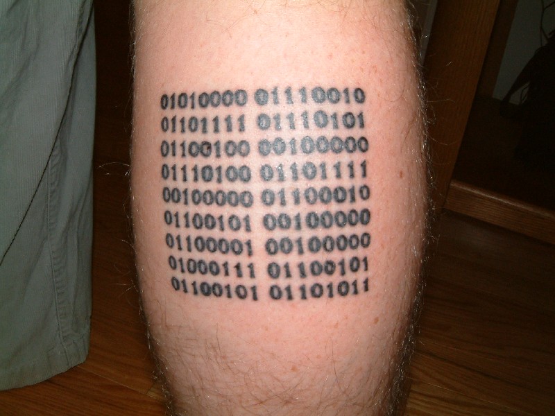 Binary Tattoo